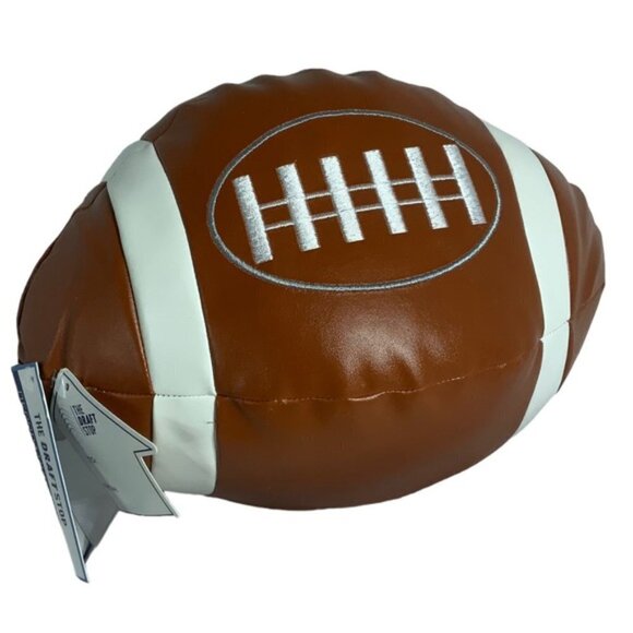 The Draft Stop Football Multi Purpose Decorative Doorstopper Gift Faux Leather - Picture 2 of 13